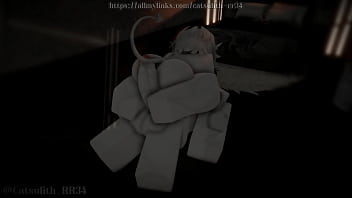 Giving the hot demon girl my cock short