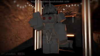 Giving the hot demon girl my cock short