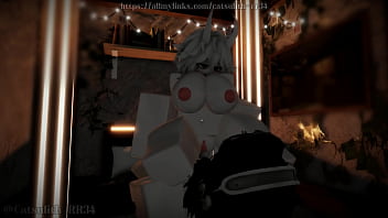 Giving the hot demon girl my cock short