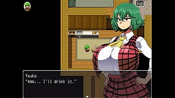 Monk and yuuka in private room