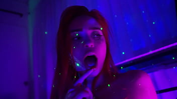 Sexy colombian playing solo