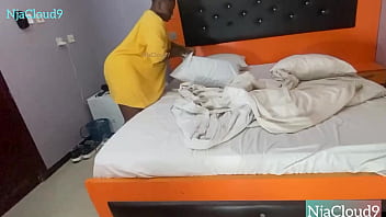 My stepmother seduced me in her bedroom after helping her to dress her bed end with hardcore raw sex