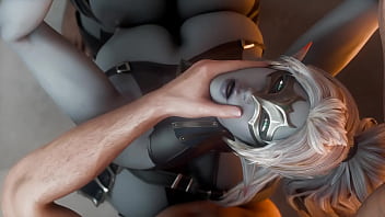 Elf looking straight to face