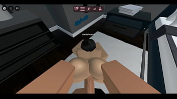 Horny white girl takes my dick inside of roblox condo