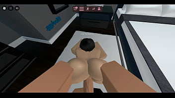 Horny white girl takes my dick inside of roblox condo