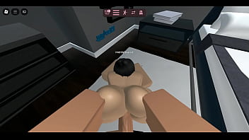 Horny white girl takes my dick inside of roblox condo
