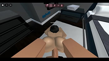Horny white girl takes my dick inside of roblox condo