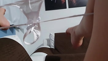 Tirei minha calcinha