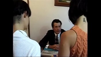 Guy gives hard anal sex for two horny chicks