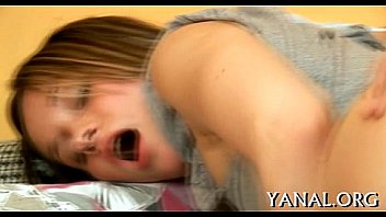 Hottie gets deep butt insertion