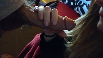 Couple having a quick suck session