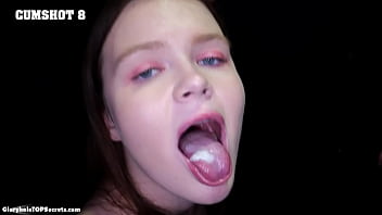 Damn ava you suck like a warrior but you need some practise swallowing