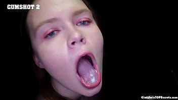 Damn ava you suck like a warrior but you need some practise swallowing