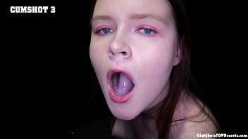 Damn ava you suck like a warrior but you need some practise swallowing