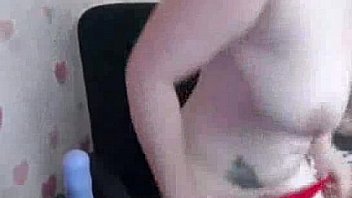 Busty teen anal dildo