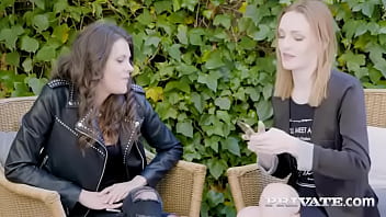 Belle claire and verona sky on stockings in hot trio