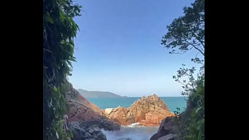 Ainda estou impactada com a imponência dessa entrada de caverna ️