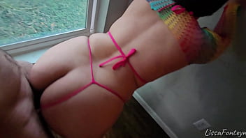 Deep blowjob to my stepbrother in the window Deep blowjob to my stepbrother in the window