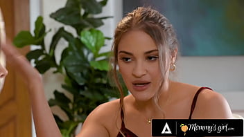 Stacked brunette gets naughty with teen