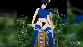 Naked waifus exposed in public