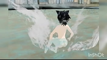 Naked waifus exposed in public