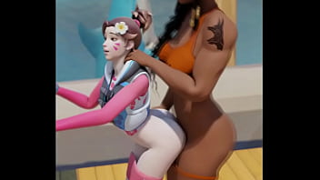 A Video Created By Cic Sfm In Which Dva Gets A Hard Pounding On The Dock From Pharah While The Soothing Sounds Of The Ocean Play Over Them I Hope You Enjoy thumbnail