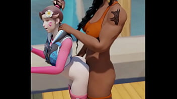 A video created by cic sfm in which dva gets a hard pounding on the dock from pharah while the soothing sounds of the ocean play over them i hope you enjoy