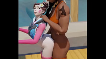 A video created by cic sfm in which dva gets a hard pounding on the dock from pharah while the soothing sounds of the ocean play over them i hope you enjoy