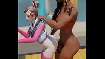 A video created by cic sfm in which dva gets a hard pounding on the dock from pharah while the soothing sounds of the ocean play over them i hope you enjoy