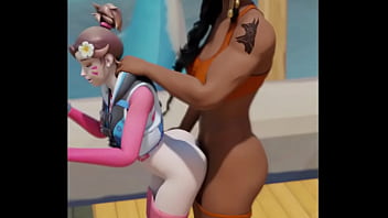 A video created by cic sfm in which dva gets a hard pounding on the dock from pharah while the soothing sounds of the ocean play over them i hope you enjoy