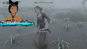 Skyrim b and l sex mod having sex on a farm out in the field