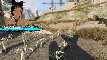 Skyrim b and l sex mod having sex on a farm out in the field