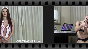 Eat your cum for me you little slut cei