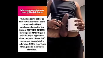 Concordam com o teste do tubete sim eu tinha que testar valeu madeinbajor pela sugestão