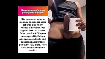 Concordam com o teste do tubete sim eu tinha que testar valeu madeinbajor pela sugestão