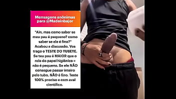 Concordam com o teste do tubete sim eu tinha que testar valeu madeinbajor pela sugestão