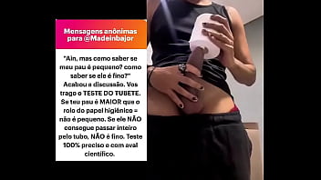 Concordam com o teste do tubete sim eu tinha que testar valeu madeinbajor pela sugestão