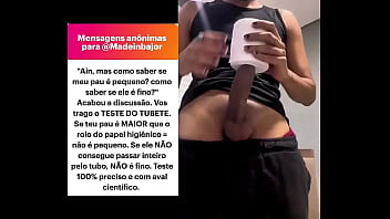 Concordam com o teste do tubete sim eu tinha que testar valeu madeinbajor pela sugestão