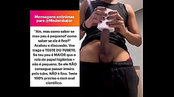 Concordam com o teste do tubete sim eu tinha que testar valeu madeinbajor pela sugestão