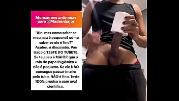 Concordam com o teste do tubete sim eu tinha que testar valeu madeinbajor pela sugestão