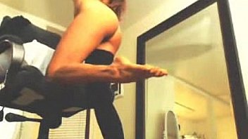 Big tit tight ass girl with nice clean pussy in thigh highs