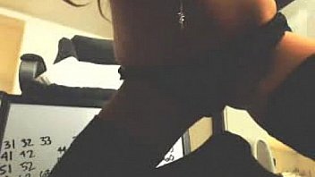 Big tit tight ass girl with nice clean pussy in thigh highs