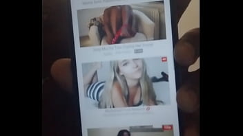 Orgasming to some solo ebony videos and testing my new phone to see if it works properly 1