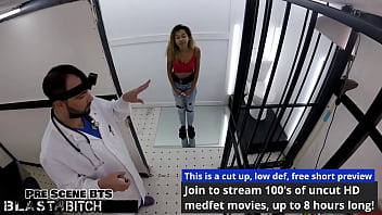 Kalani luana's stomach gets blasted with cum