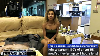 Kalani luana's stomach gets blasted with cum