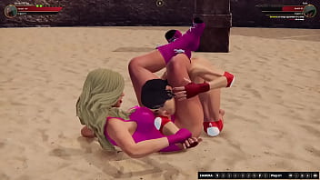 Bambi vs kyla nf3d female mma combat ring