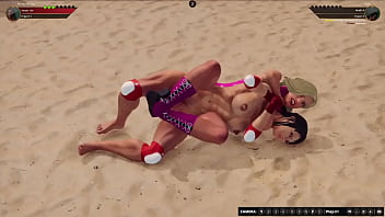 Bambi vs kyla nf3d female mma combat ring
