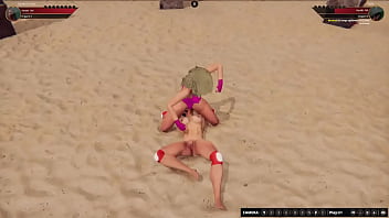 Bambi vs kyla nf3d female mma combat ring