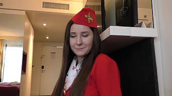 Air hostess cherry bright creampied