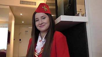 Air hostess cherry bright creampied